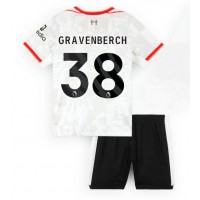 Maglia Calcio Liverpool Ryan Gravenberch #38 Terza Divisa Bambino 2024-25 Manica Corta (+ pantaloncini)